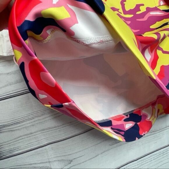 CK Bradley Shirt Dress  Pink Reef Pattern Funky Dopamine Long Sleeve Barbiecore - Picture 7 of 10